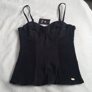 Guess bustier black. NWT